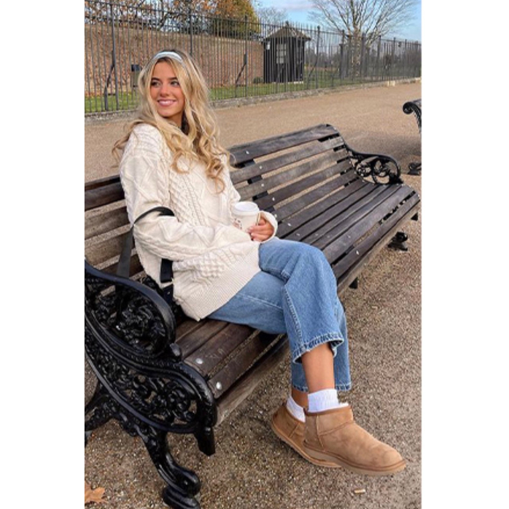 New Aelfric Eden Fisherman Oversized Knit Sweater Sweater Unisex Large